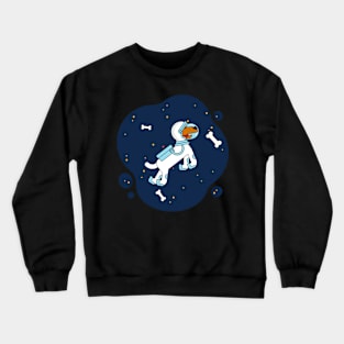 Dog in space Crewneck Sweatshirt